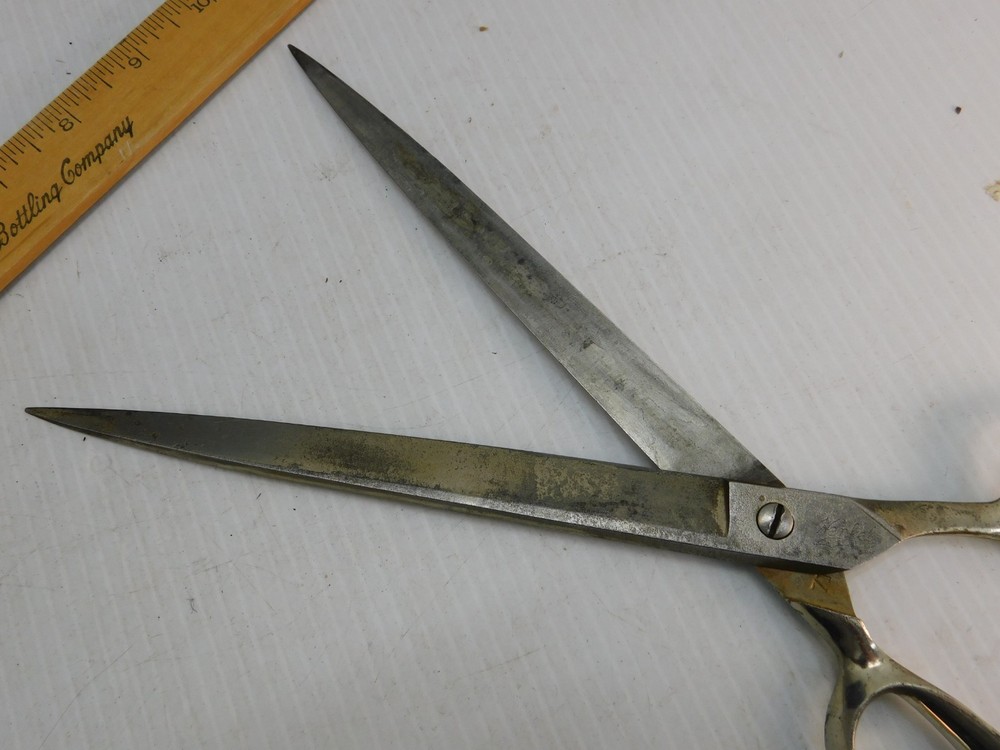 Vintage Heckels 12" Scissors, sewing scissors
