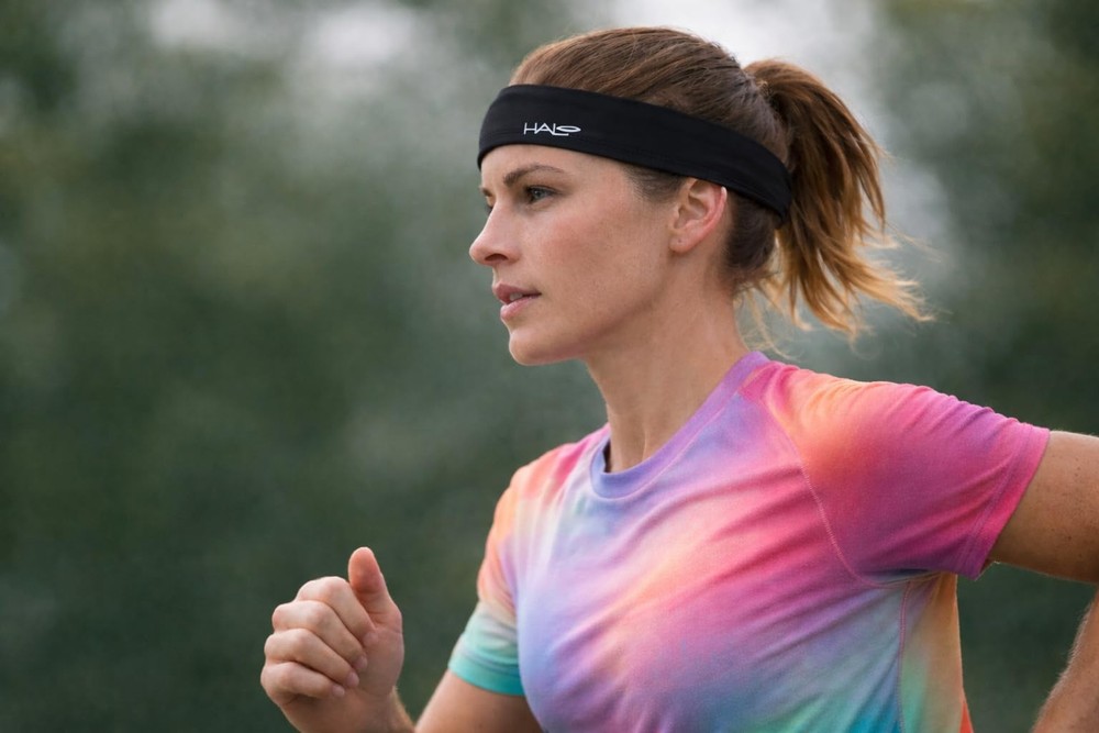 Halo II Headband Sweatband Pullover, Black