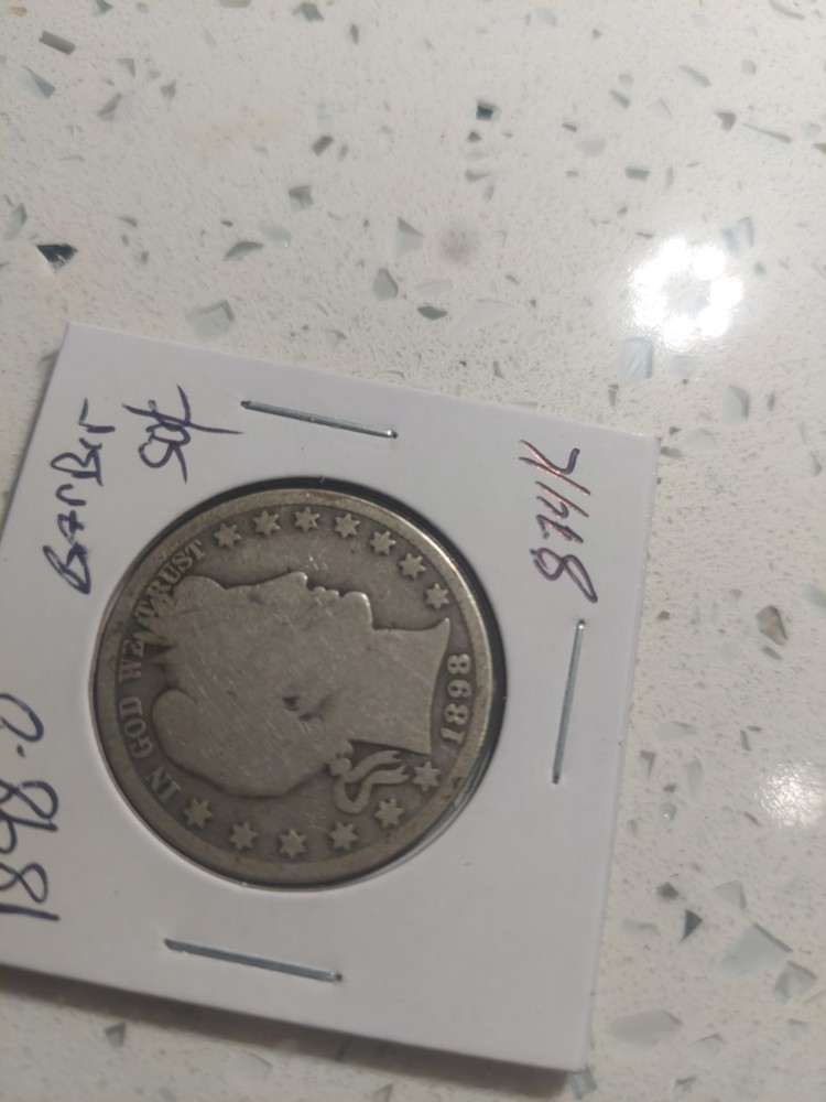 1898 O Barber Half Dollar