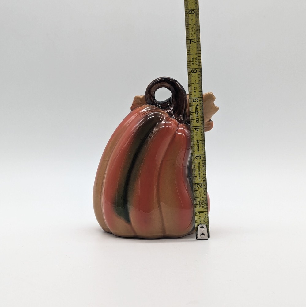 Halloween or Thanksgiving Decor Ceramic Squash