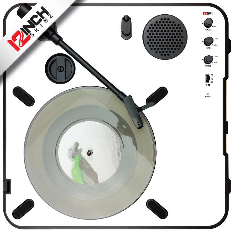 Numark PT-01 Turntable Skin - WHITE