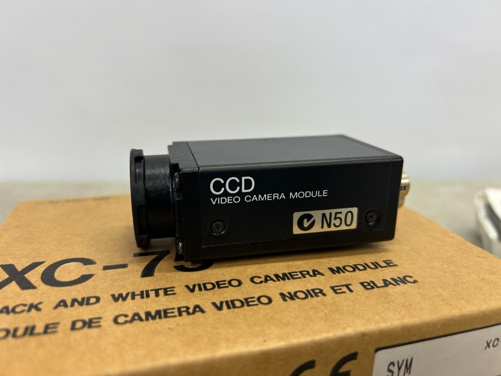 Sony XC-75 CCD industrial Video Camera Module, Black and White