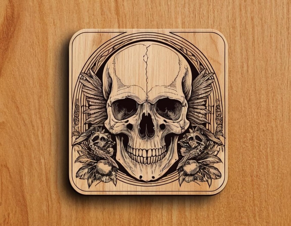 Personalized Laser Engraved Wooden Coasters