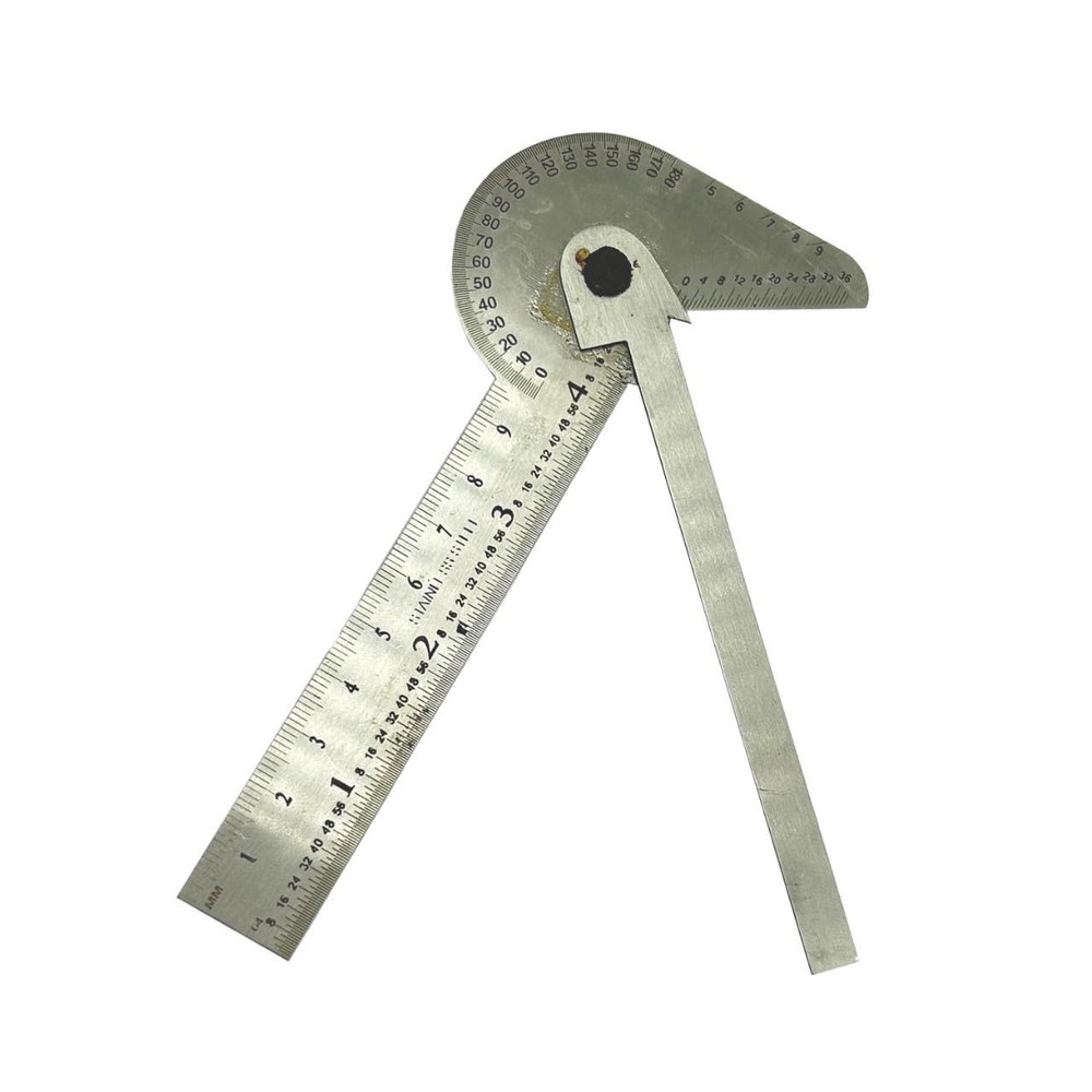 Assorts Multi Purpose Protractor Square Rule Centre Finder Divider Drill Point