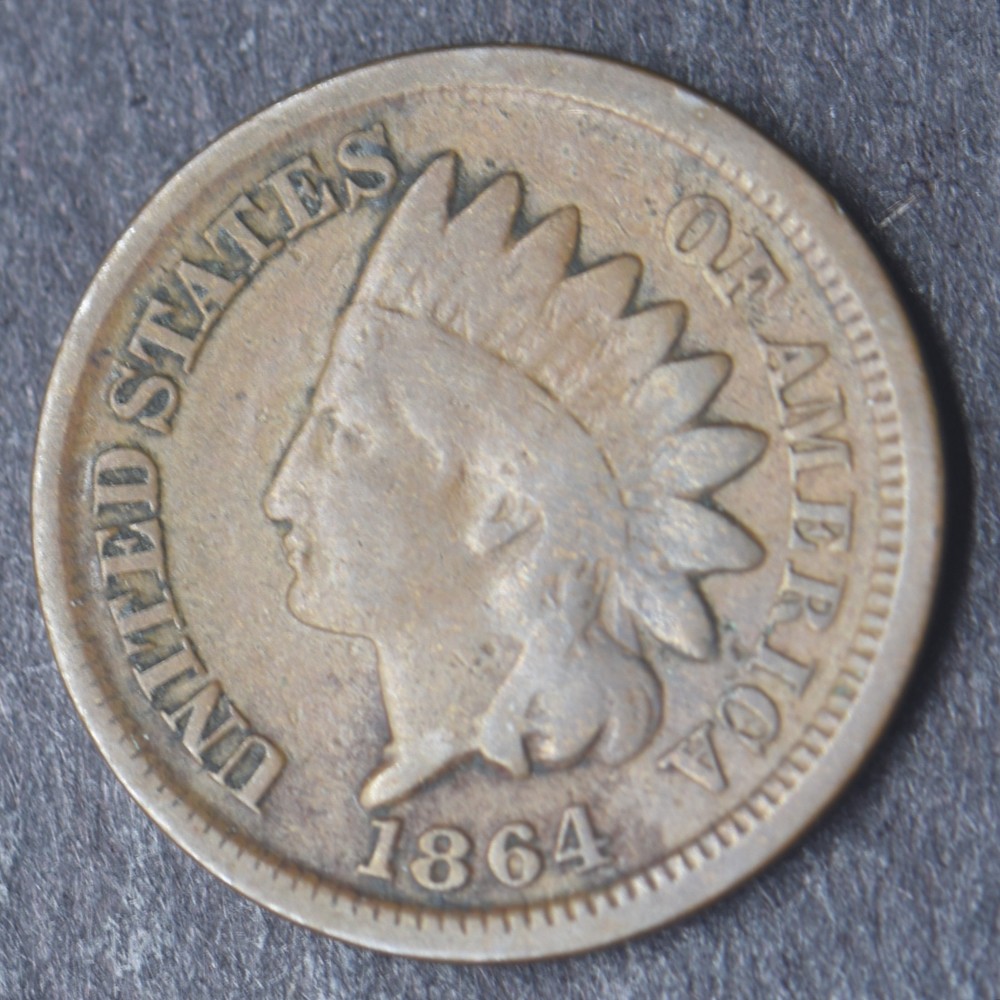 1864-P Indian Head Cent 1C BR [COINGIANTS]