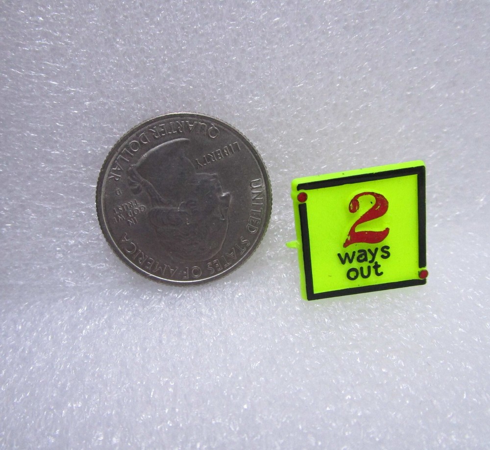 2 Ways Out Plastic Pin