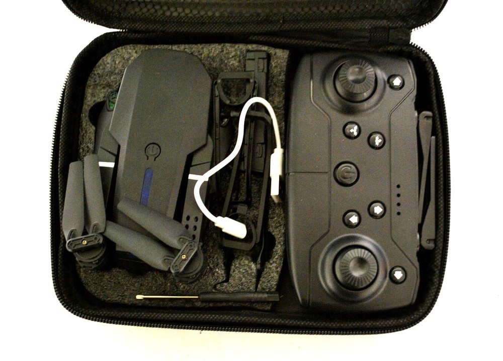 E88 4K RC Drone Foldable Quadcopter Black (s16-2)