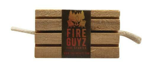 8 pack Fire Guyz Fire Starter Campfire Fireplace Cooking All Natural Survival