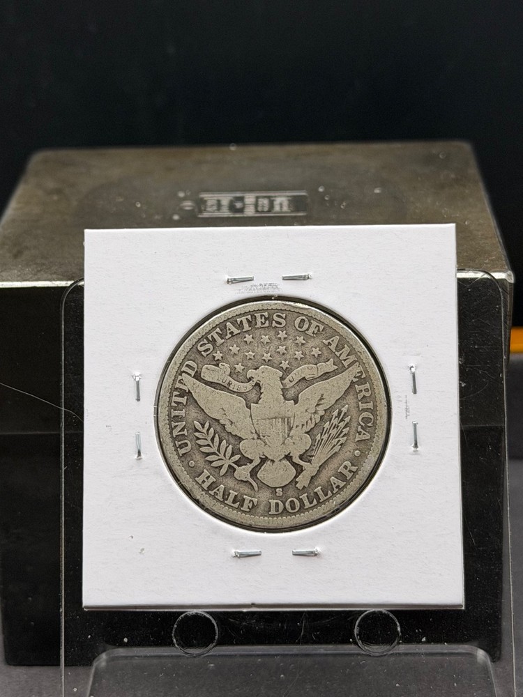 VG 1902 S Barber Half Dollar