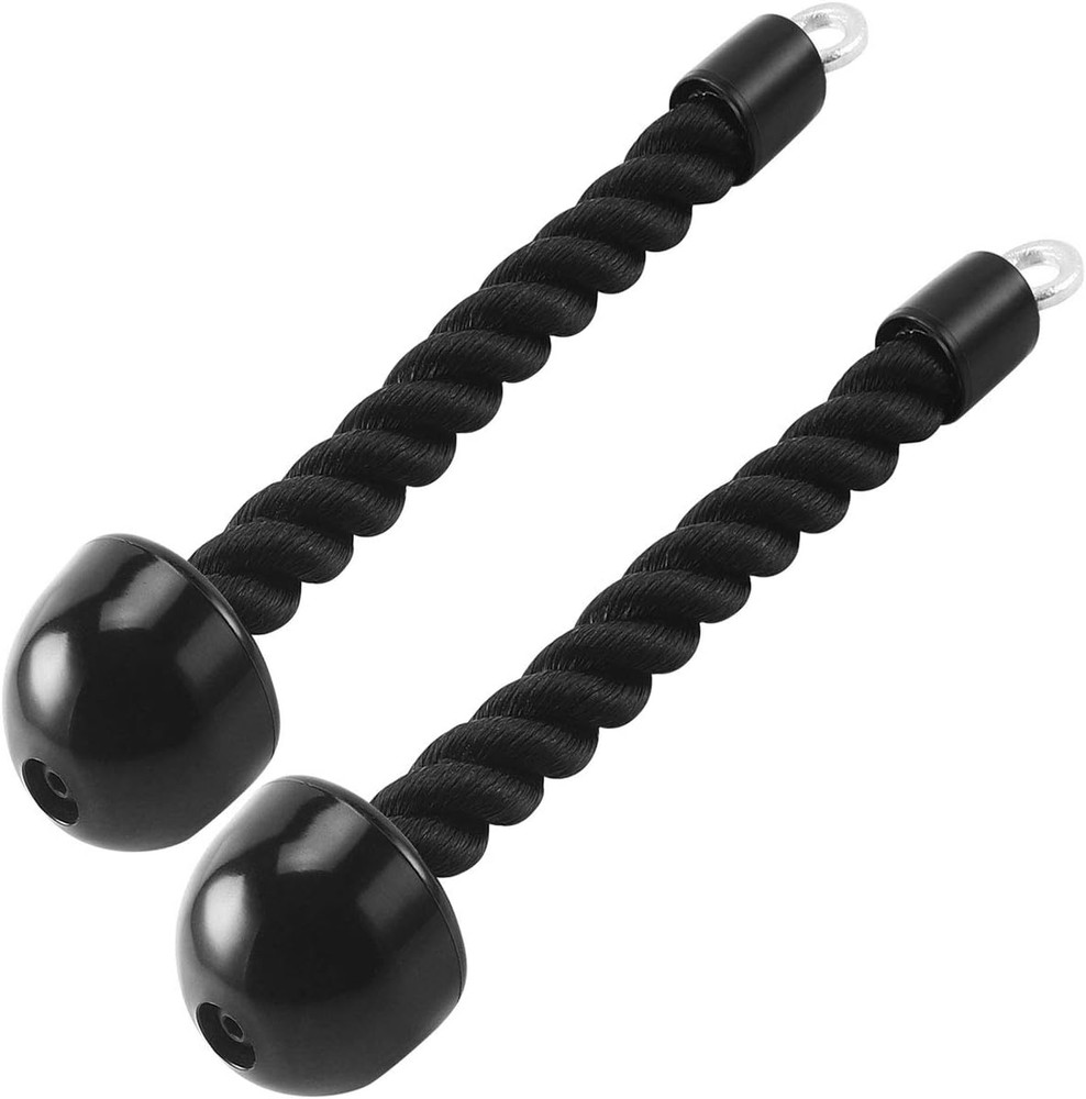 Pull down Rope Single Grip Tricep Bicep Exercise Attachment for Cable Machines G
