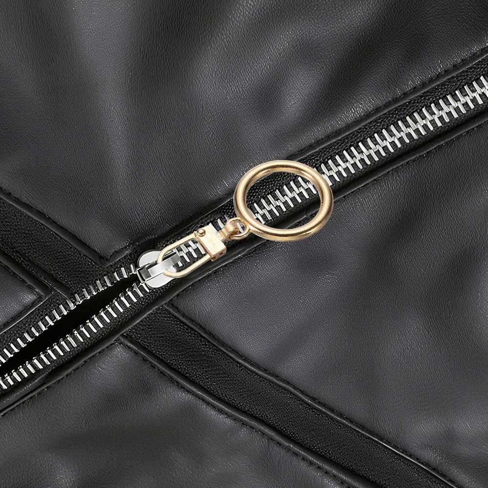16 Pcs Zipper Pull, 1.77 Inch Metal 8 Type Zip Puller Zipper, Gold