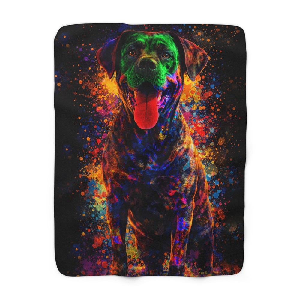 BELLA Portrait Sherpa Blanket