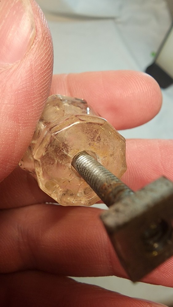 VintageSmall Glass Cabinet Knobs Drawer Pull Hardware