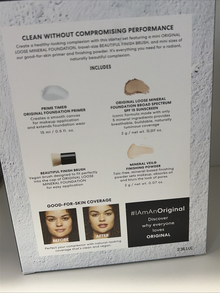 BareMinerals Original get started kit- light 4 Piece Makeup-original Set NEW