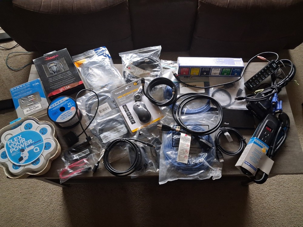 Computer & Entertainment System Accessories Lot --See List--