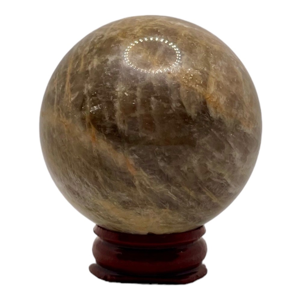 Blue Flash Moonstone Sphere