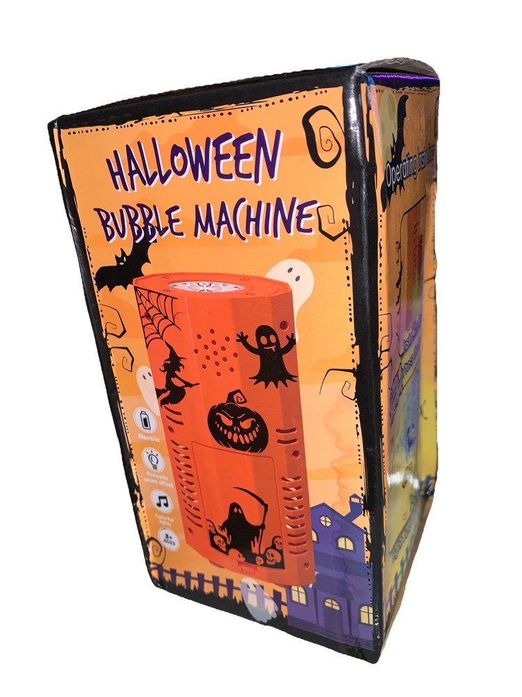 Halloween Bubble Machine, Automatic Fireworks Blower with