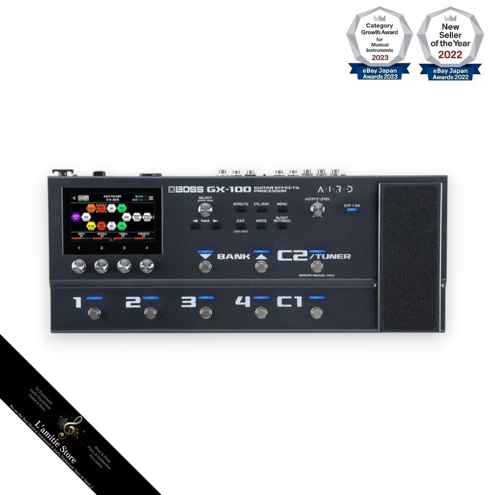 BOSS GX-100 Guitar Effects Processor AIRD GX100 Multi-effectors Japan New