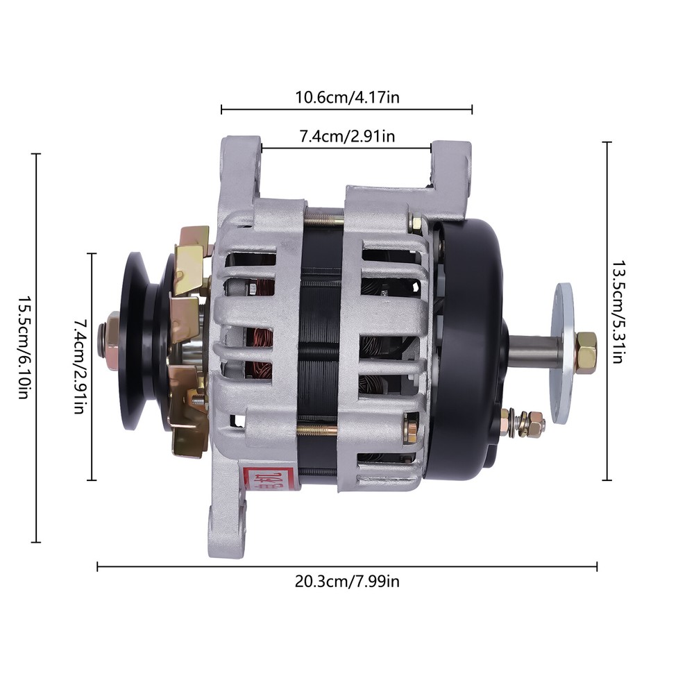 DC Low Rpm Alternator Charging 2000W Permanent Magnet Synchronous Generator