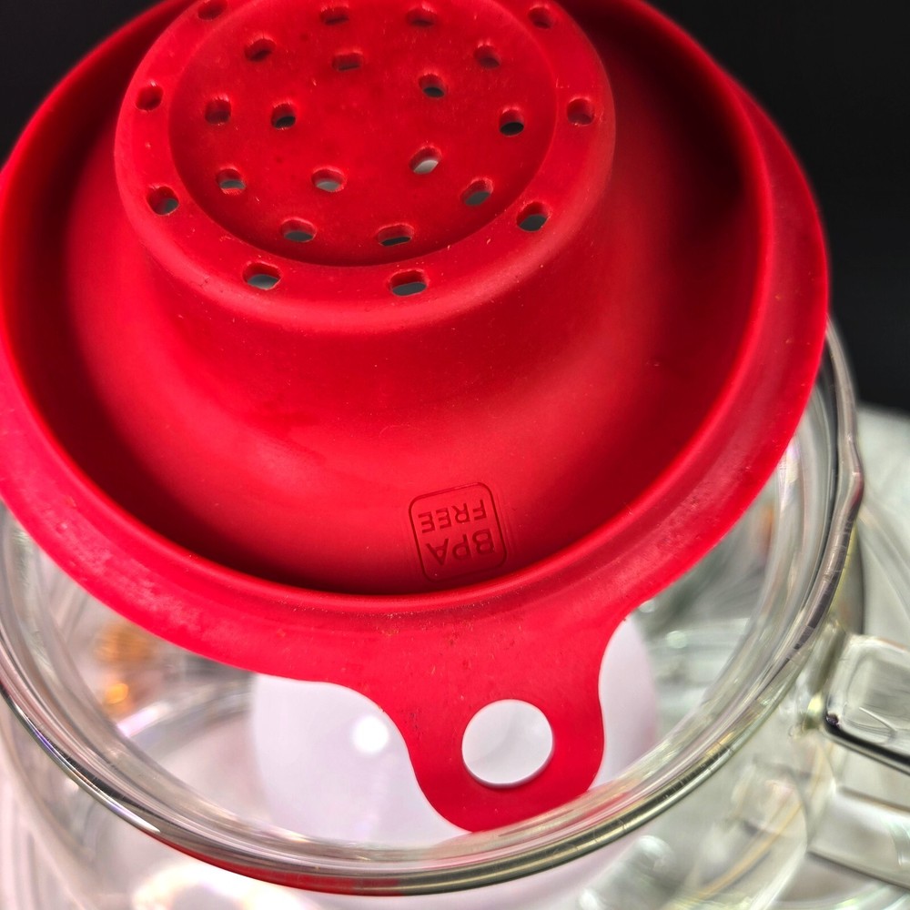 Laroma Micro-Pop Microwave Glass Popcorn Popper 3 Quart