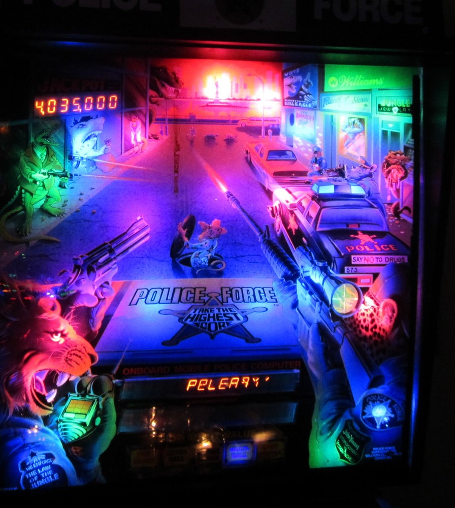 POLICE FORCE Complete LED Lighting Kit custom SUPER BRIGHT PINBALL LED KIT