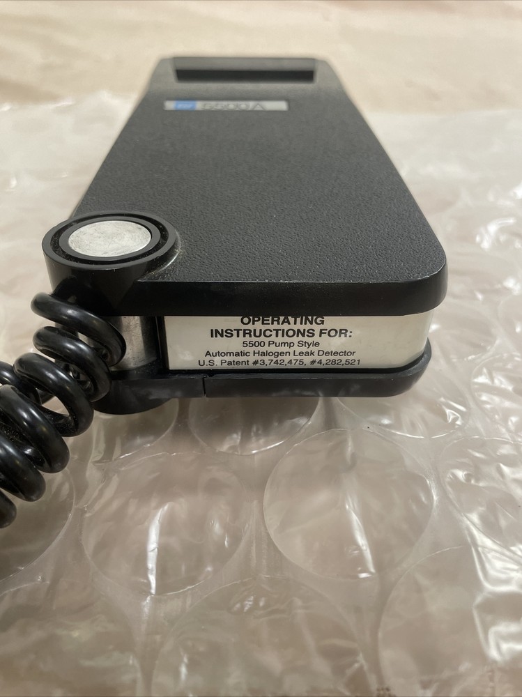 Vintage TIF 5500A MicroPump Automatic Halogen Leak Detector *With Case & Manual!