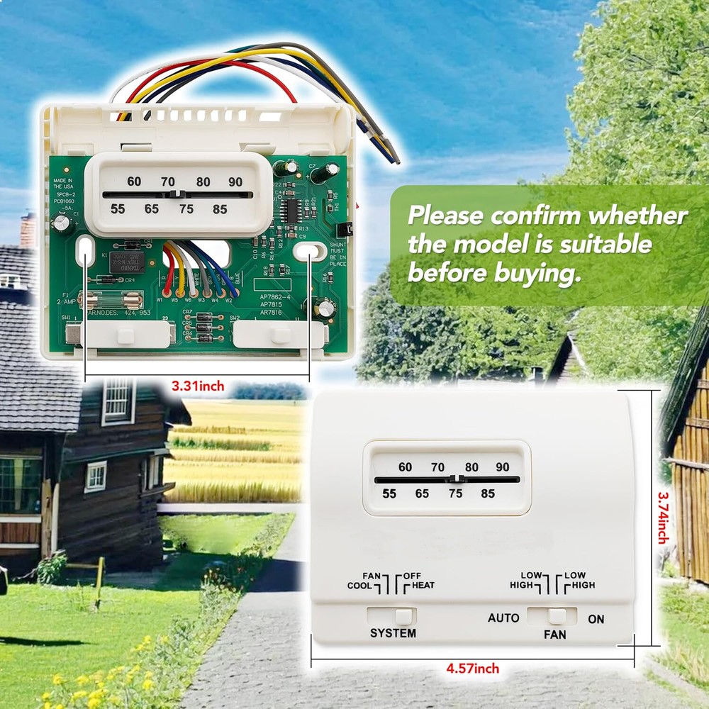 7330G3351 Thermostat For Cole-man RV Air Conditioners Mach Series White