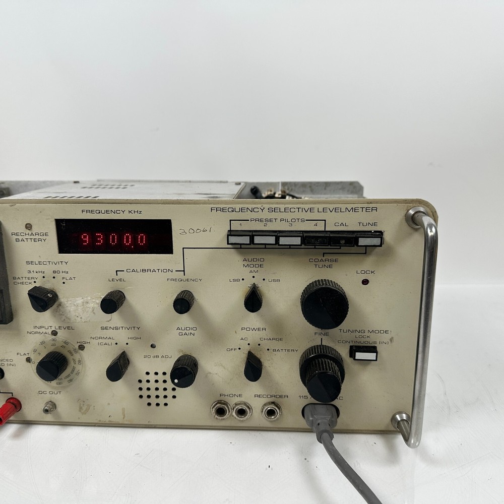 Philco Sierra 303B Frequency Selective Level Meter