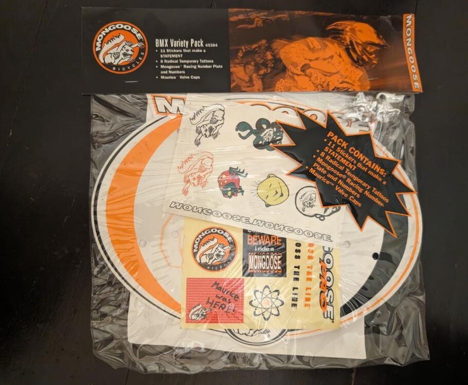 MONGOOSE BMX STICKER PACK