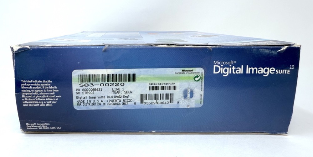 Microsoft Digital Image Suite 10 DVD & User's Manual - For Windows XP 2000 ME 98