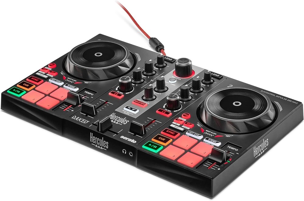 Hercules DJControl Inpulse 200 MK2 DJ Controller Mixer STEMS Beatsource