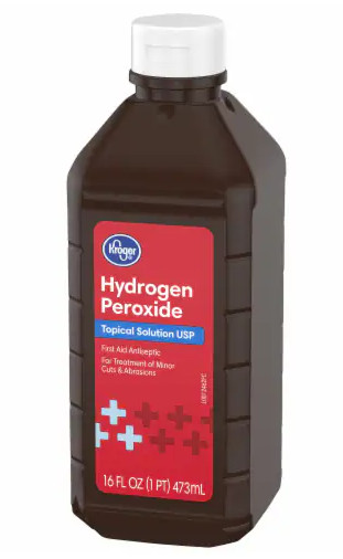 Kroger Hydrogen Peroxide Topical Solution USP 32FL oz Bottle S3