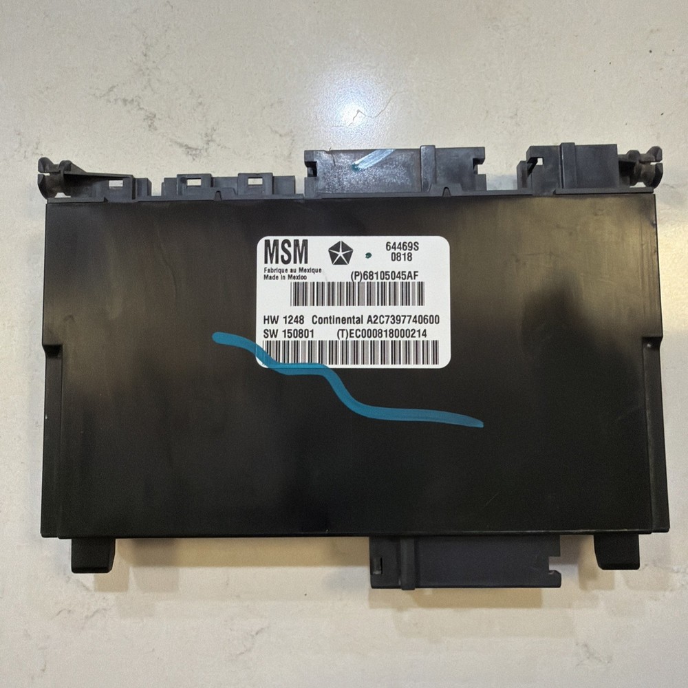 2016-2020 CHRYSLER JEEP SEAT MEMORY CONTROL MODULE OEM 68105045AF