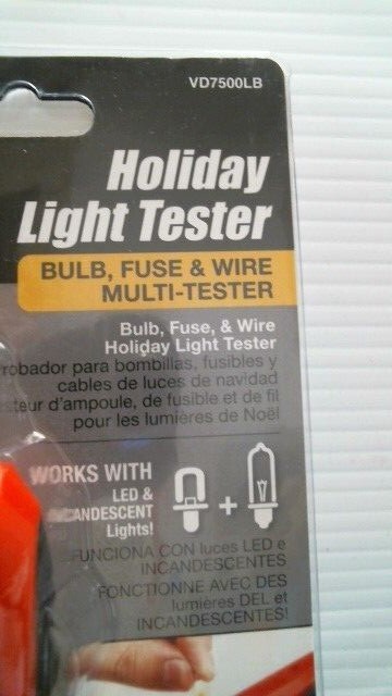 Gardner Bender Holiday Light Tester (VD7500LB) FS