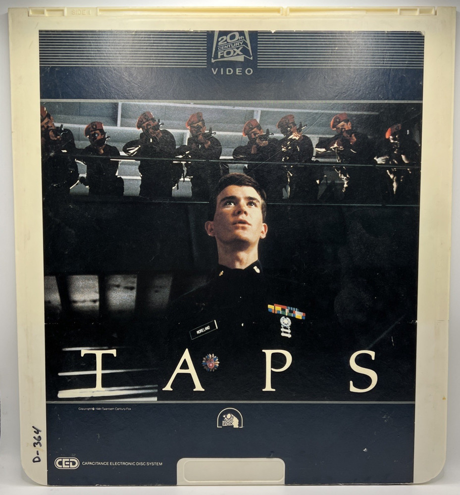 TAPS RCA Selectavision CED Videodisc
