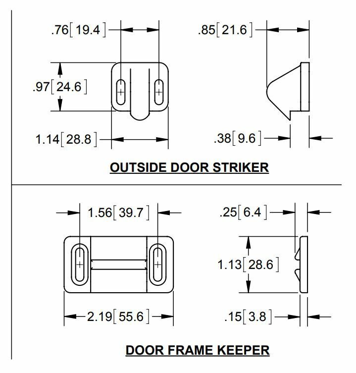 RV Screen Door Latch Universal
