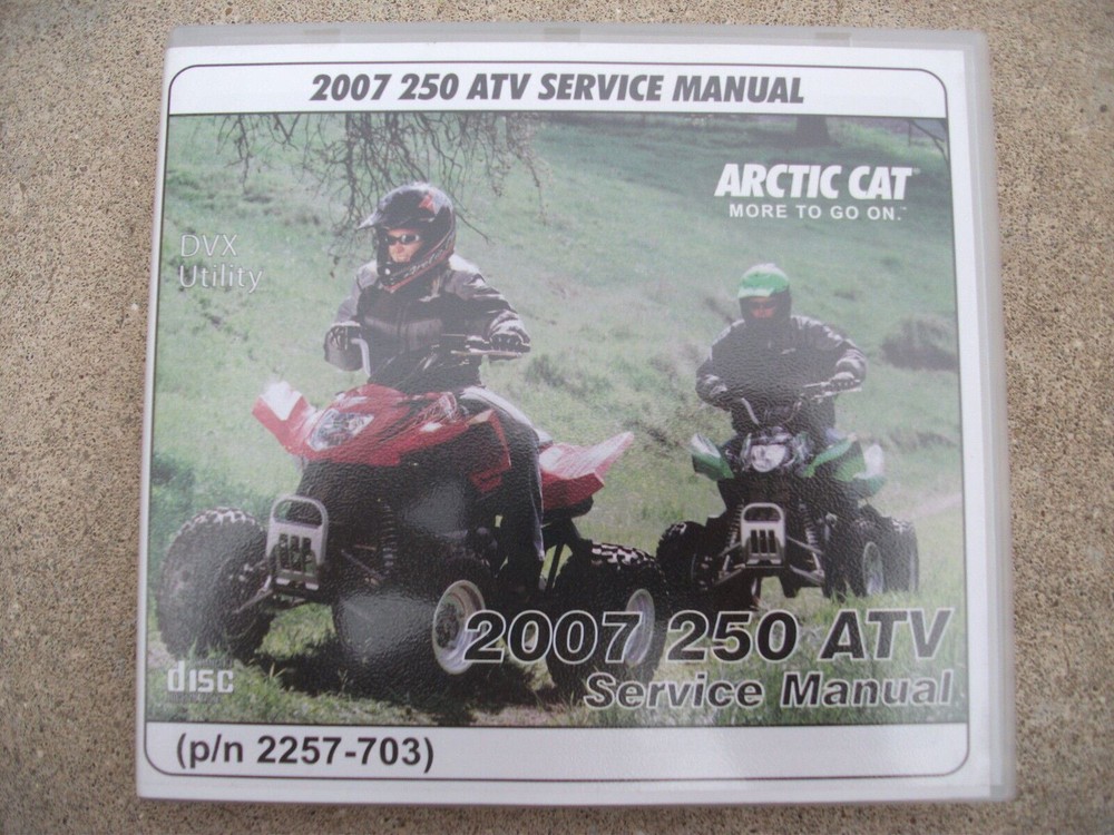 2007 Arctic Cat ATV 250 Service Manual on CD