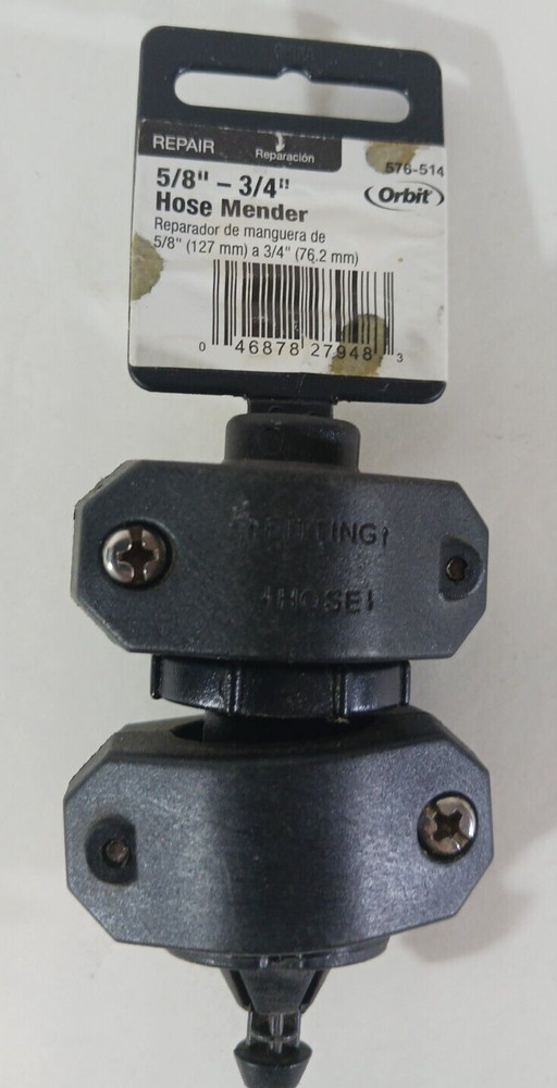 ORBIT 5/8” - 3/4” Plastic HOSE MENDER