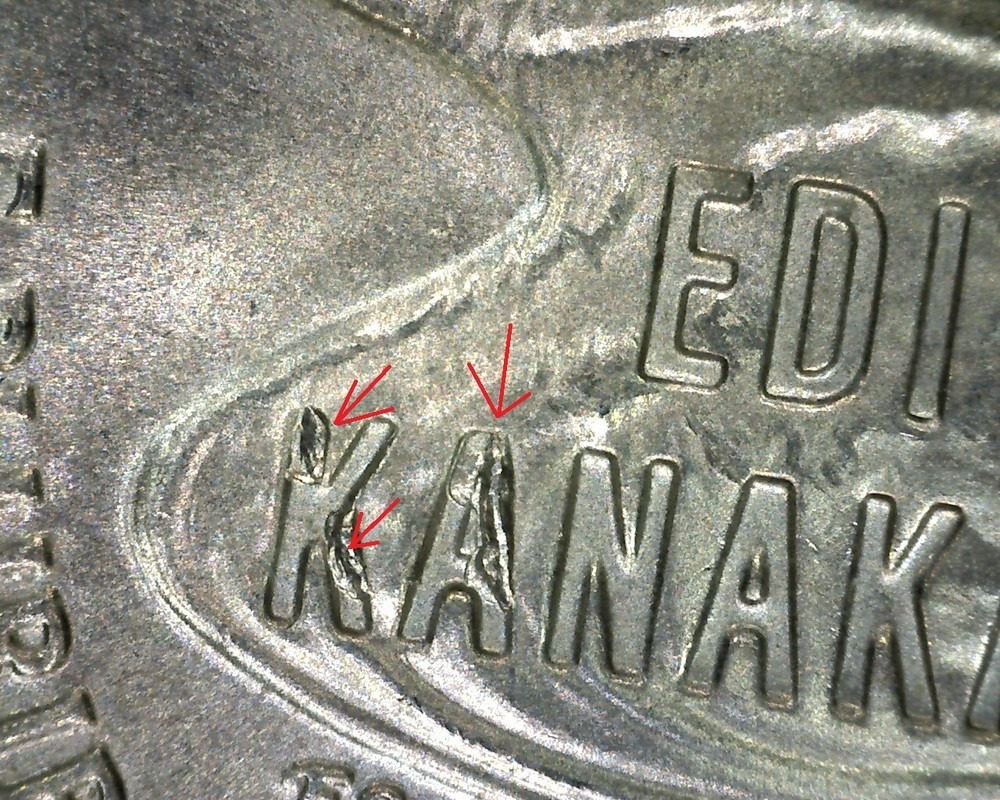 2023 P Edith Kanaka’ole Quarter Double DDO In God We “rust”  Error