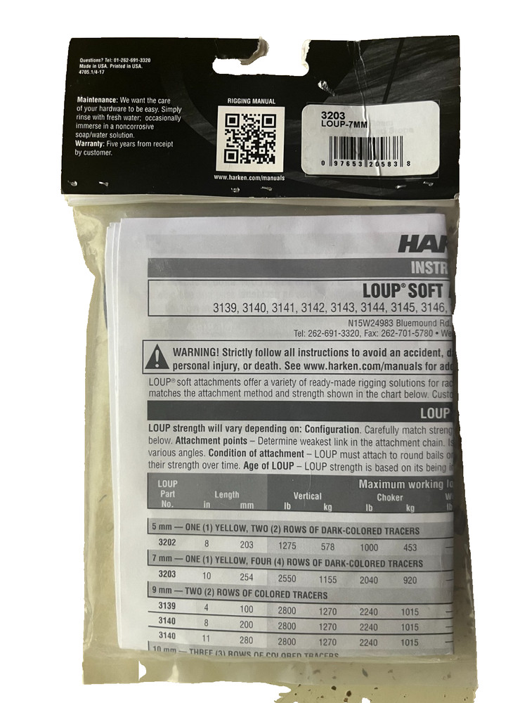 HARKEN 3203 Loup, 7 mm Dia.