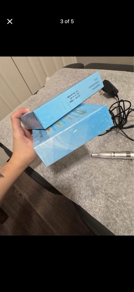 Biotouch Permanent Makeup Silvera Machine + 2 pack 3 Prong Needle. Never used