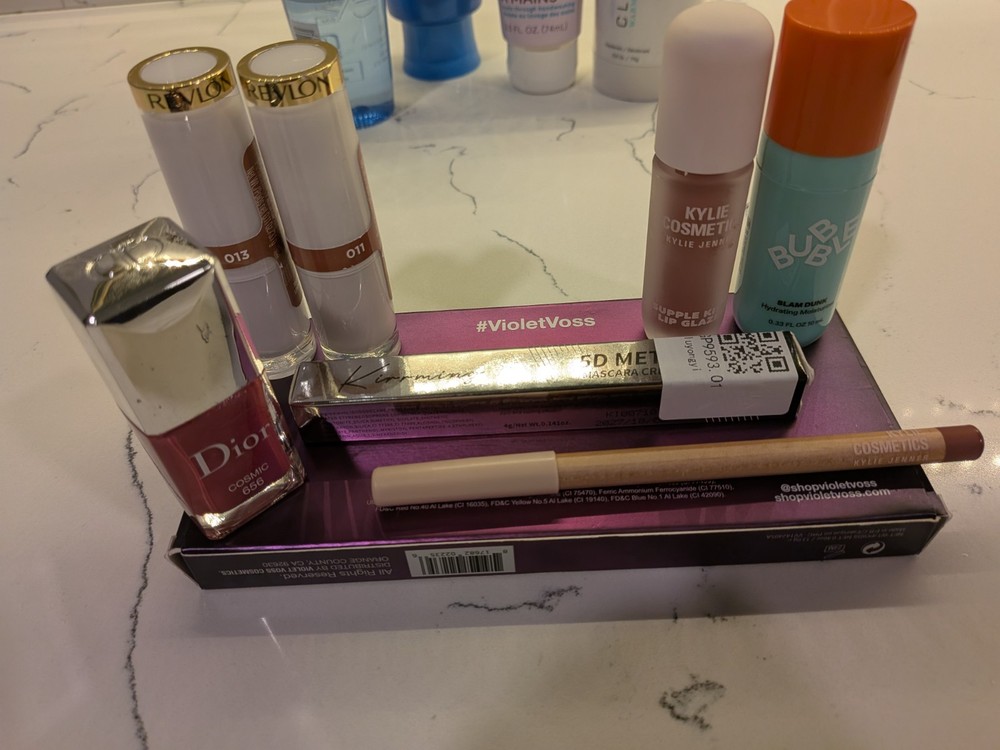 Assorted Makeup Lot Eyeshadow Lipsticks Mascara Moisturizer Cleanser Deoderant