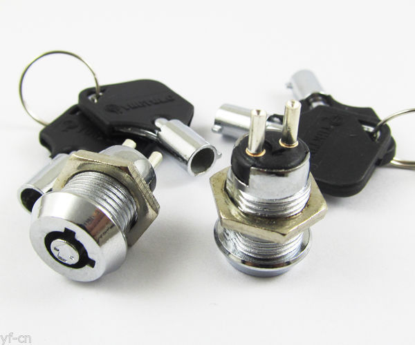 1pc Key Ignition Switch ON/OFF Lock Switch Plastic handle 10.5x19mm #506