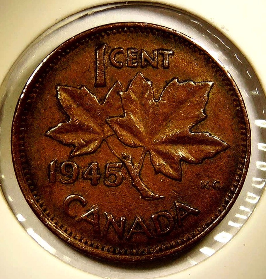 1945 Canada Cent King George VI