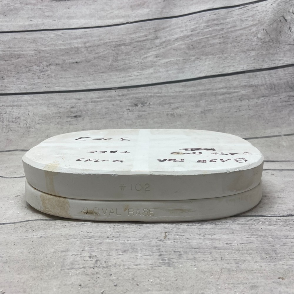 Idle-Time Molds Ceramic Casting Mold 9" Oval Base #102