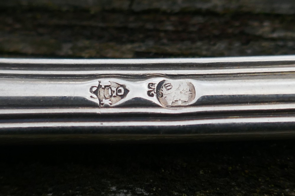 Antique Dated 1907 Dutch .833 Fine Silver Fish Server - 12.25" Long