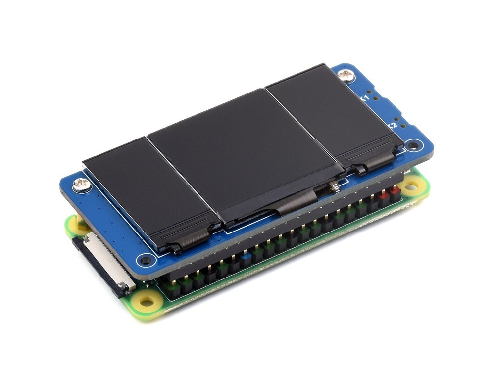Waveshare Triple LCD HAT For Raspberry Pi, Onboard 1.3inch IPS LCD Main Screen