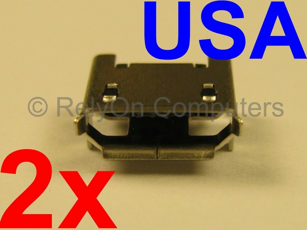 2x Micro USB Charging Port for Altec Lansing Mini LifeJacket 3 Bluetooth Speaker