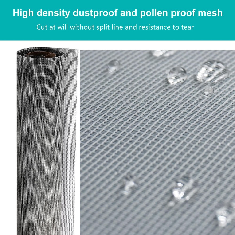 Dustproof Pollen Screen Mesh for Windows and Doors Replacement 109x37