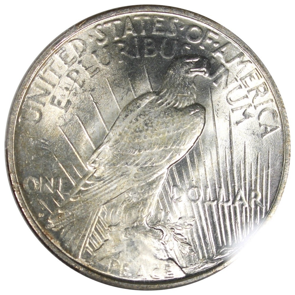 1922-D Peace Dollar PCGS MS63 Flashy Better Date $1